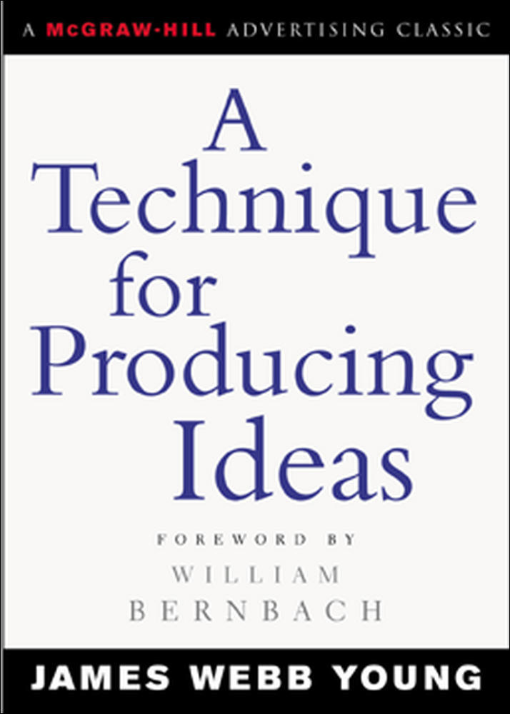 A Technique for Producing Ideas | Zookal Textbooks | Zookal Textbooks