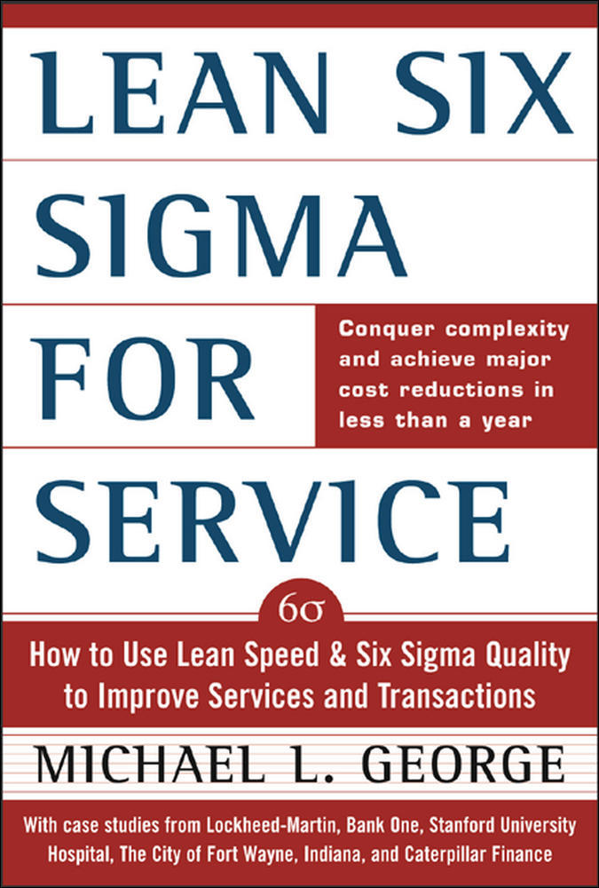 Lean Six Sigma for Service | Zookal Textbooks | Zookal Textbooks