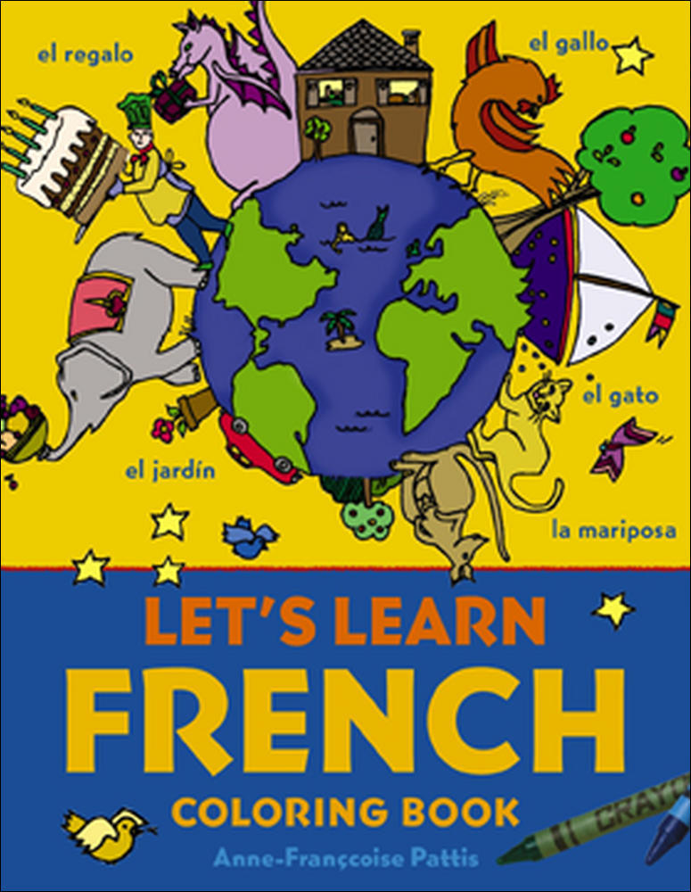Let's Learn French Coloring Book | Zookal Textbooks | Zookal Textbooks