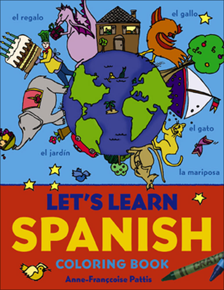 Let's Learn Spanish Coloring Book | Zookal Textbooks | Zookal Textbooks