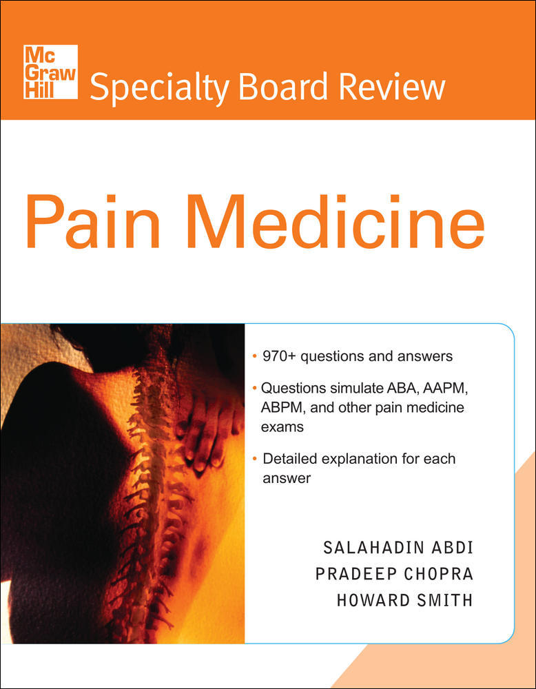 McGraw-Hill Specialty Board Review Pain Medicine | Zookal Textbooks | Zookal Textbooks