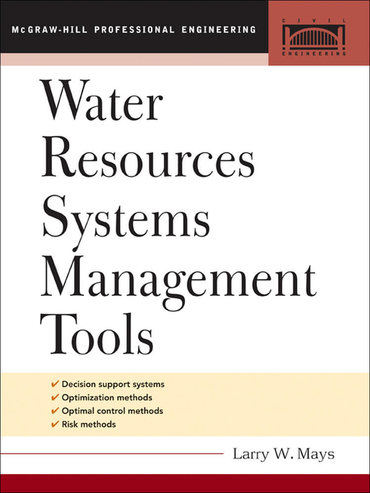 Water Resource Systems Management Tools | Zookal Textbooks | Zookal Textbooks