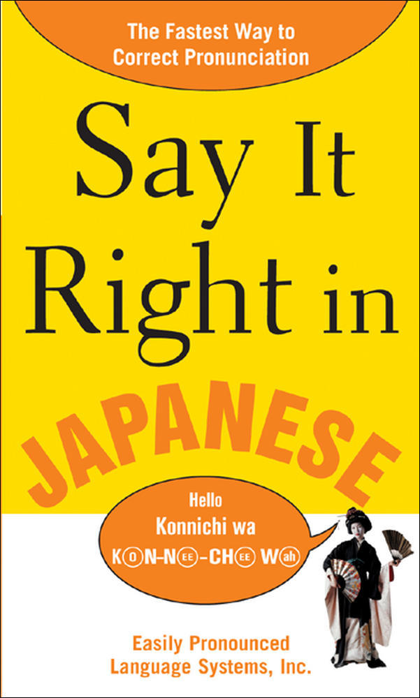 Say It Right In Japanese | Zookal Textbooks | Zookal Textbooks