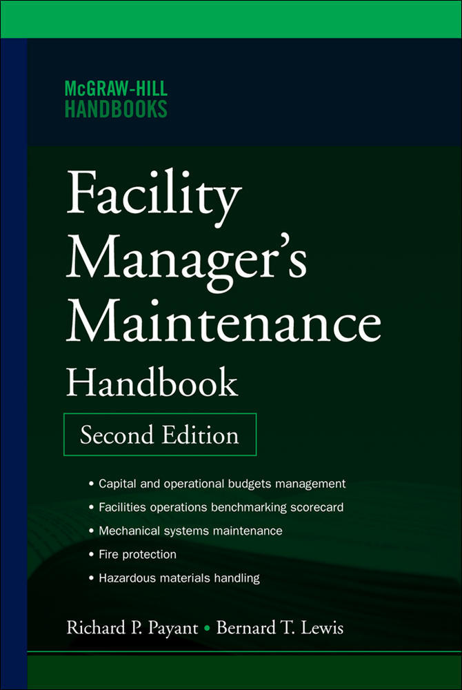 Facility Manager's Maintenance Handbook | Zookal Textbooks | Zookal Textbooks