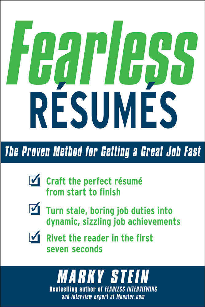 Fearless Resumes: The Proven Method for Getting a Great Job Fast | Zookal Textbooks | Zookal Textbooks