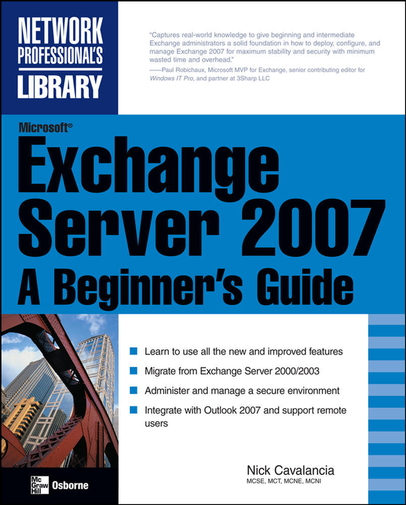 Microsoft Exchange Server 2007: A Beginner's Guide | Zookal Textbooks | Zookal Textbooks