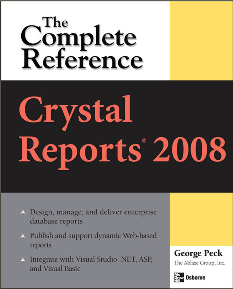 Crystal Reports 2008: The Complete Reference | Zookal Textbooks | Zookal Textbooks
