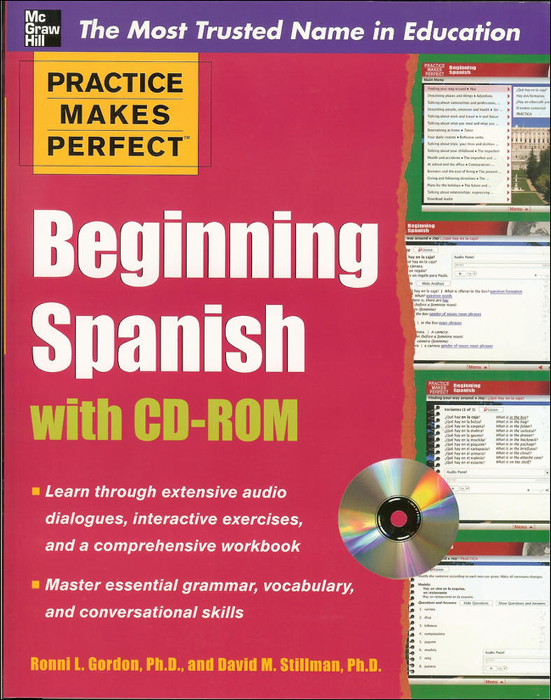 Practice Makes Perfect Beginning Spanish with CD-ROM | Zookal Textbooks | Zookal Textbooks