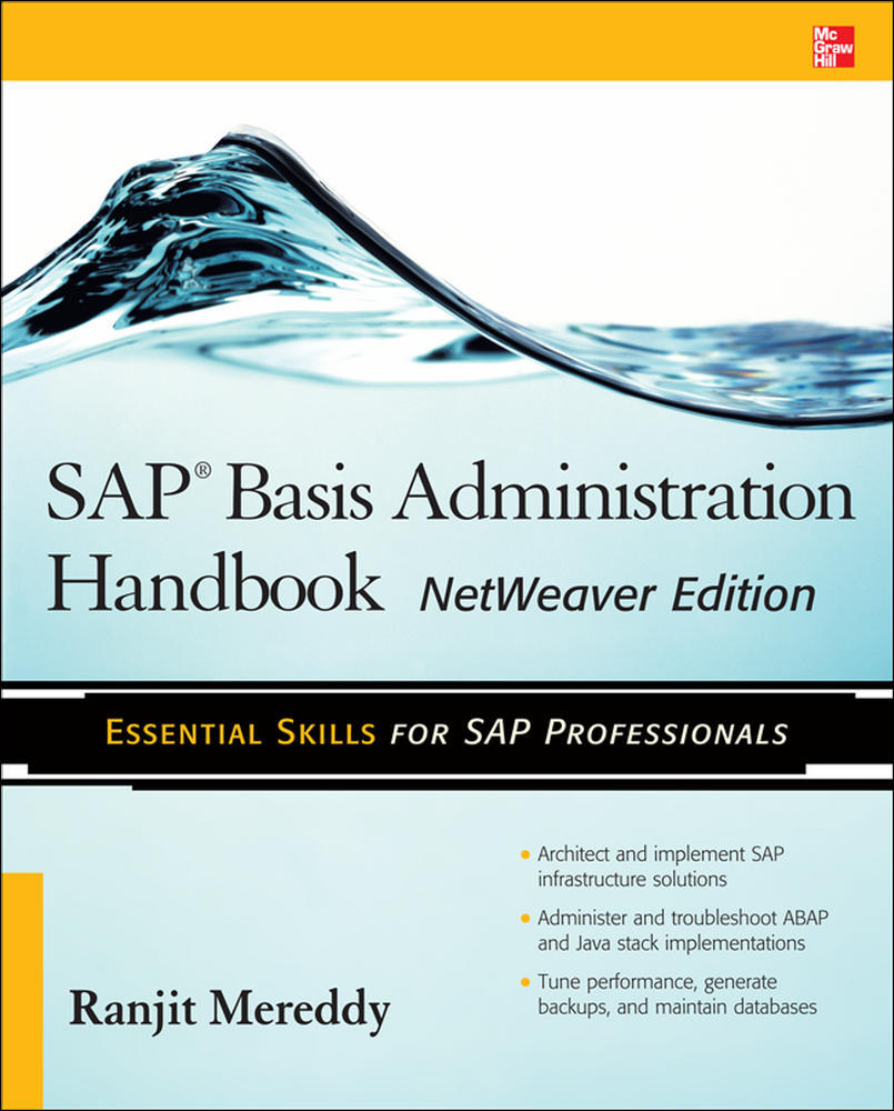 SAP Basis Administration Handbook, NetWeaver Edition | Zookal Textbooks | Zookal Textbooks