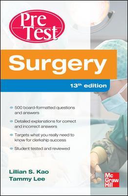 Surgery PreTest Self-Assessment and Review, Thirteenth Edition | Zookal Textbooks | Zookal Textbooks