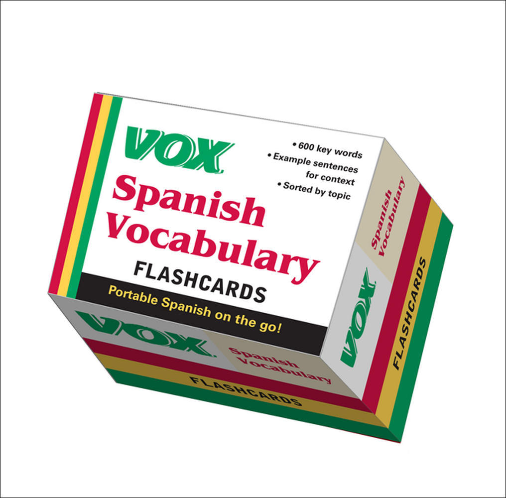 VOX Spanish Vocabulary Flashcards | Zookal Textbooks | Zookal Textbooks
