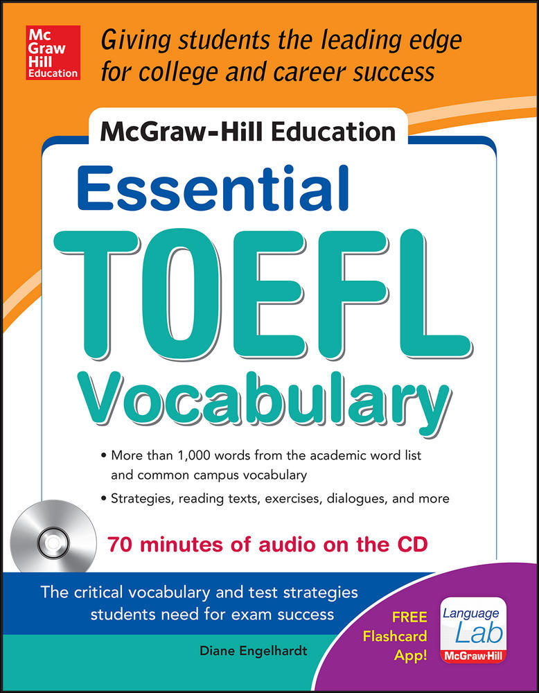 McGraw-Hill Education Essential Vocabulary for the TOEFL® Test with Audio Disk | Zookal Textbooks | Zookal Textbooks