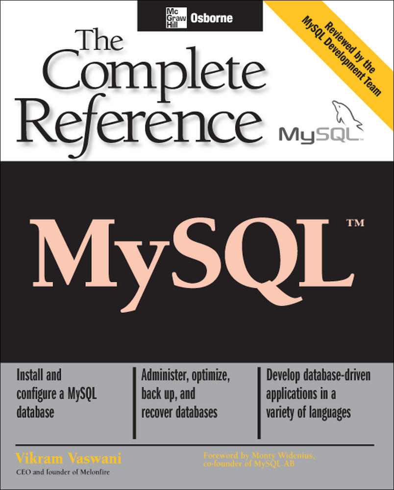 MySQL: The Complete Reference | Zookal Textbooks | Zookal Textbooks