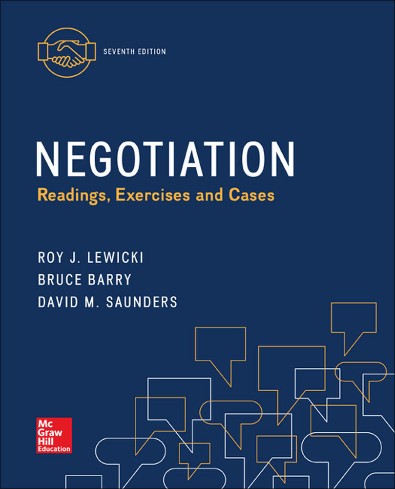 Negotiation: Readings, Exercises, and Cases | Zookal Textbooks | Zookal Textbooks