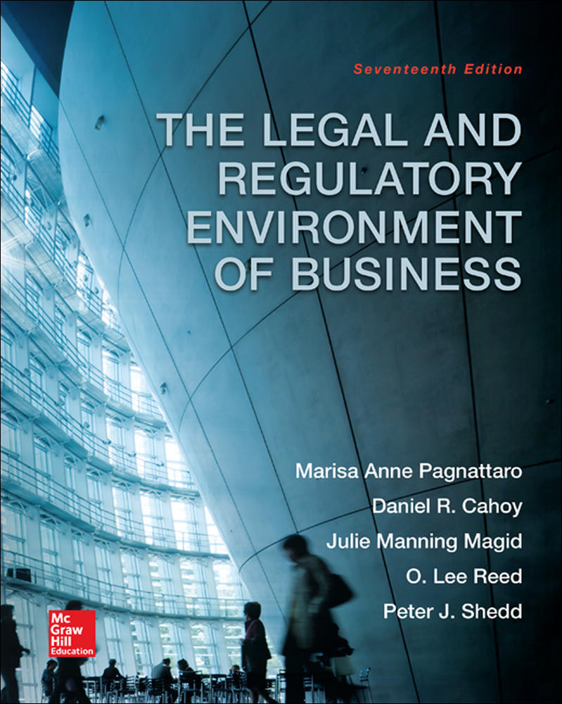The Legal and Regulatory Environment of Business | Zookal Textbooks | Zookal Textbooks