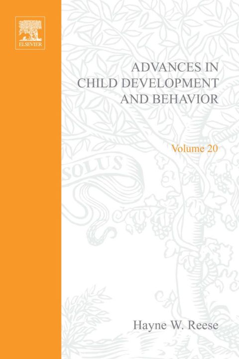 ADV IN CHILD DEVELOPMENT &BEHAVIOR V20 | Zookal Textbooks | Zookal Textbooks