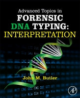 Advanced Topics in Forensic DNA Typing: Interpretation | Zookal Textbooks | Zookal Textbooks