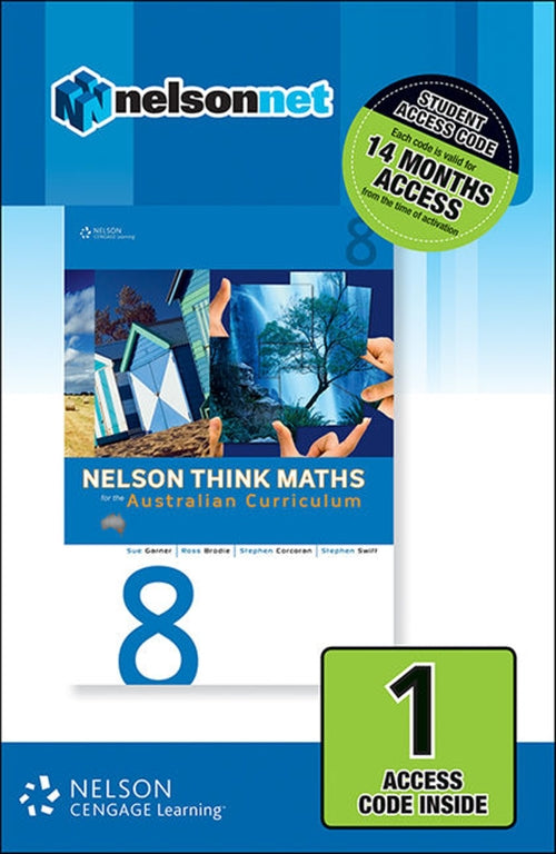  Nelson Think Maths 8 for the Australian Curriculum (1 Access Code Card) | Zookal Textbooks | Zookal Textbooks