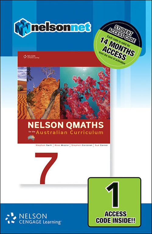  Nelson QMaths 7 for the Australian Curriculum (1 Access Code Card) | Zookal Textbooks | Zookal Textbooks