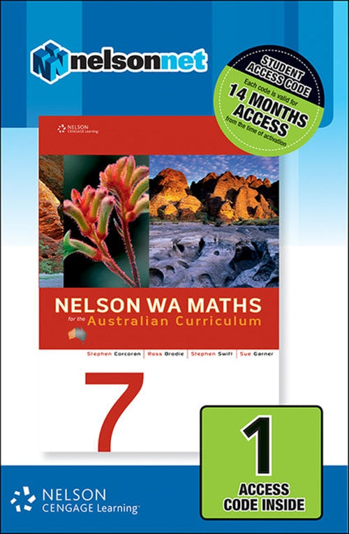  Nelson WA Maths 7 for the Australian Curriculum (1 Access Code Card) | Zookal Textbooks | Zookal Textbooks