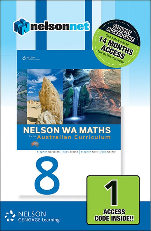  Nelson WA Maths 8 for the Australian Curriculum (1 Access Code Card) | Zookal Textbooks | Zookal Textbooks
