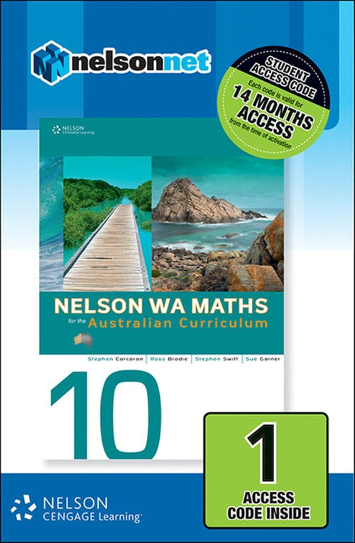  Nelson WA Maths 10 for the Australian Curriculum (1 Access Code Card) | Zookal Textbooks | Zookal Textbooks