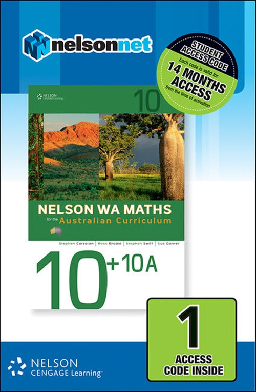  Nelson WA Maths 10+10A (1 Access Code Card) | Zookal Textbooks | Zookal Textbooks