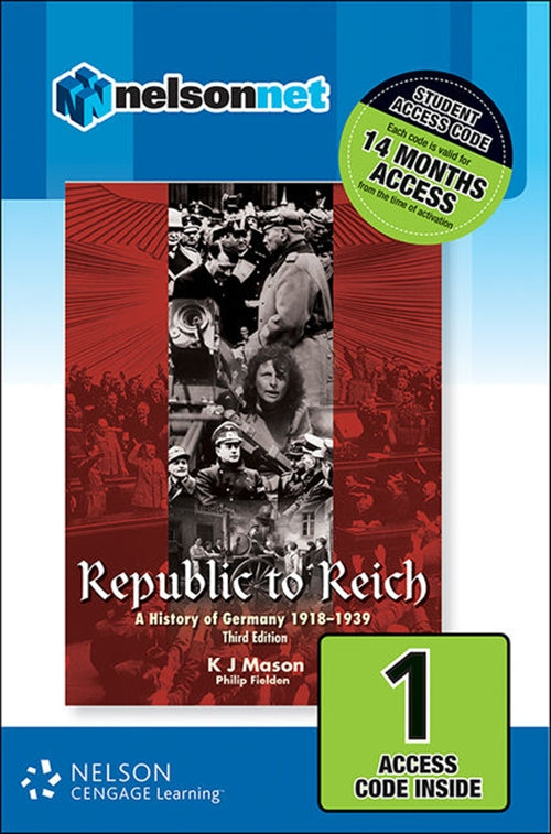  Republic to Reich: A History of Germany 1918-1939 (1 Access Code Card) | Zookal Textbooks | Zookal Textbooks
