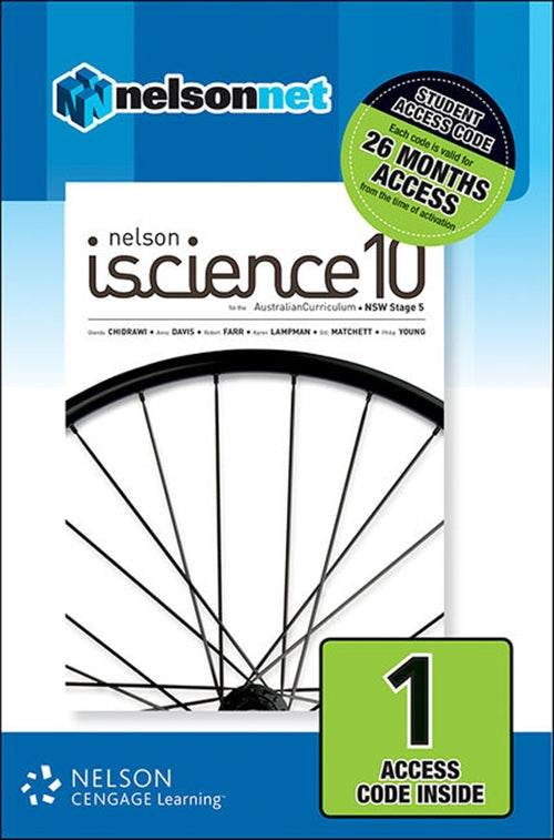  Nelson iScience 10 for the Australian Curriculum NSW Stage 5 (1 Access  Code Card) | Zookal Textbooks | Zookal Textbooks