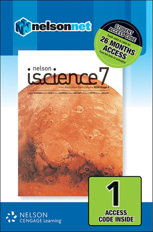  Nelson iScience 7 for the Australian Curriculum NSW Stage 4 (1 Access  Code Card) | Zookal Textbooks | Zookal Textbooks
