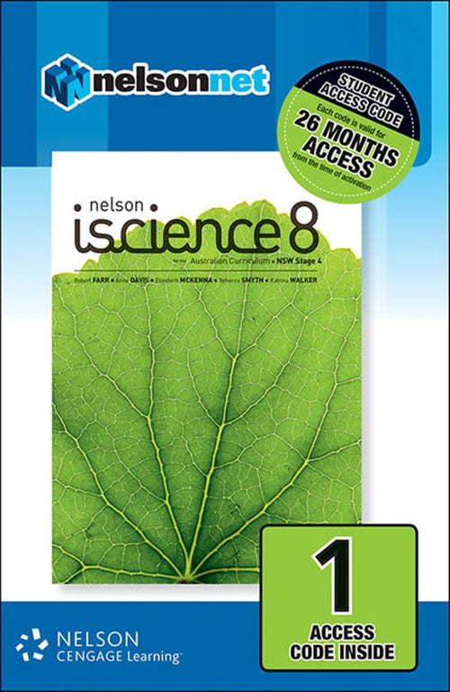  Nelson iScience 8 for the Australian Curriculum NSW Stage 4 (1 Access  Code Card) | Zookal Textbooks | Zookal Textbooks