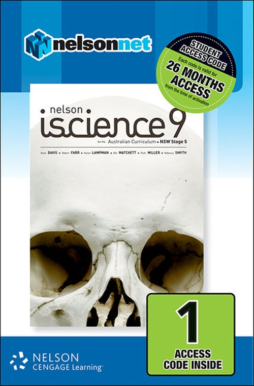  Nelson iScience 9 for the Australian Curriculum NSW Stage 5 (1 Access  Code Card) | Zookal Textbooks | Zookal Textbooks