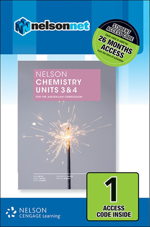  Nelson Chemistry Units 3 & 4 for the Australian Curriculum (1 Access  Code Card) | Zookal Textbooks | Zookal Textbooks