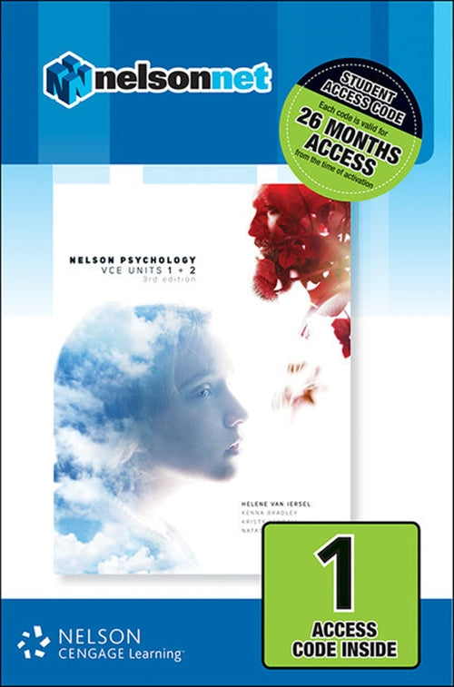  Nelson Psychology VCE Units 1 & 2 (1 Access Code Card) | Zookal Textbooks | Zookal Textbooks