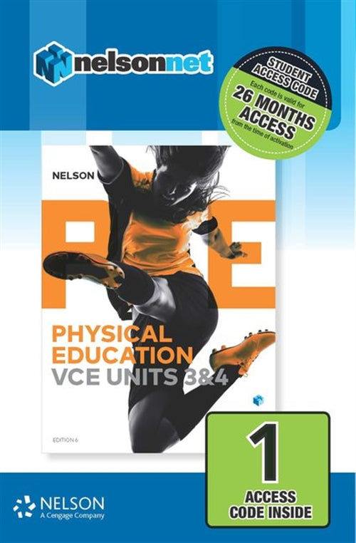  Nelson Physical Education VCE Units 3&4 (1 Access Code Card) | Zookal Textbooks | Zookal Textbooks