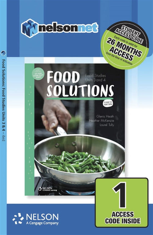  Food Solutions: Food Studies Units 3 & 4 1-code Access Card | Zookal Textbooks | Zookal Textbooks