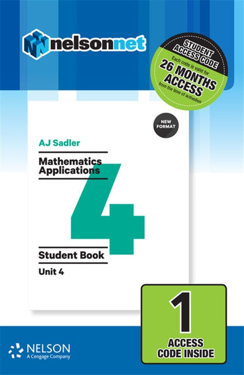  Sadler Mathematics Applications Unit 4 Revised ' 1 Access Code | Zookal Textbooks | Zookal Textbooks