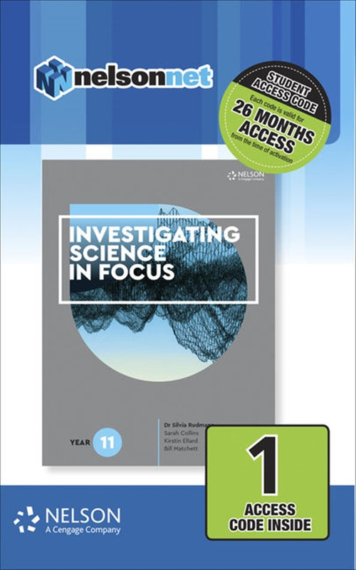  Investigating Science in Focus Year 11 (1 Access Code Card) | Zookal Textbooks | Zookal Textbooks
