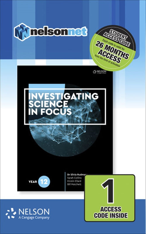  Investigating Science in Focus Year 12 (1 Access Code Card) | Zookal Textbooks | Zookal Textbooks