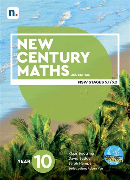  New Century Maths 10 NSW Stages 5.1/5.2 Access code (Student Book with 1 Access code) | Zookal Textbooks | Zookal Textbooks