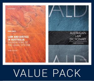 Law and Justice in Australia 3e & Australian Law Dictionary 3e Value Pack | Zookal Textbooks | Zookal Textbooks