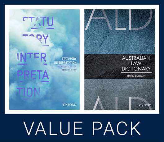 Statutory Interpretation 2e and Australian Law Dictionary 3e Value Pack | Zookal Textbooks | Zookal Textbooks