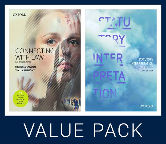 Connecting with Law 4e and Statutory Interpretation 2e Value Pack | Zookal Textbooks | Zookal Textbooks