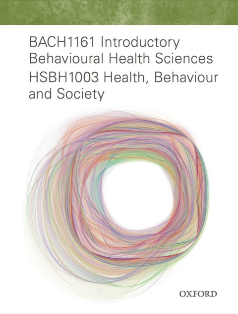 BACH1161 Intro Behavioural Health Sciences HSBH1003 Health, Behaviour & Society | Zookal Textbooks | Zookal Textbooks