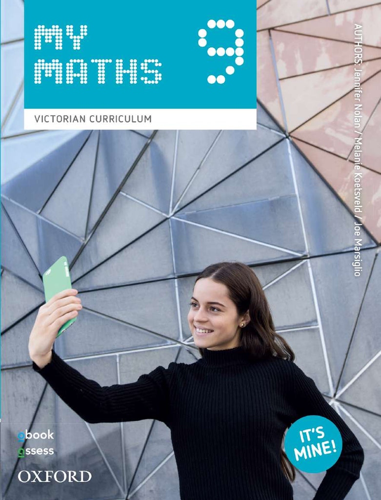 Oxford MyMaths 9 Victorian Curriculum Student book + obook assess | Zookal Textbooks | Zookal Textbooks
