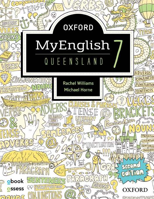 Oxford MyEnglish 7 QLD Student book + obook assess | Zookal Textbooks | Zookal Textbooks