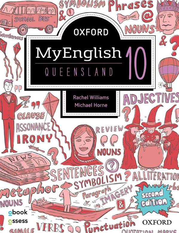 Oxford MyEnglish 10 QLD Student book + obook assess | Zookal Textbooks | Zookal Textbooks
