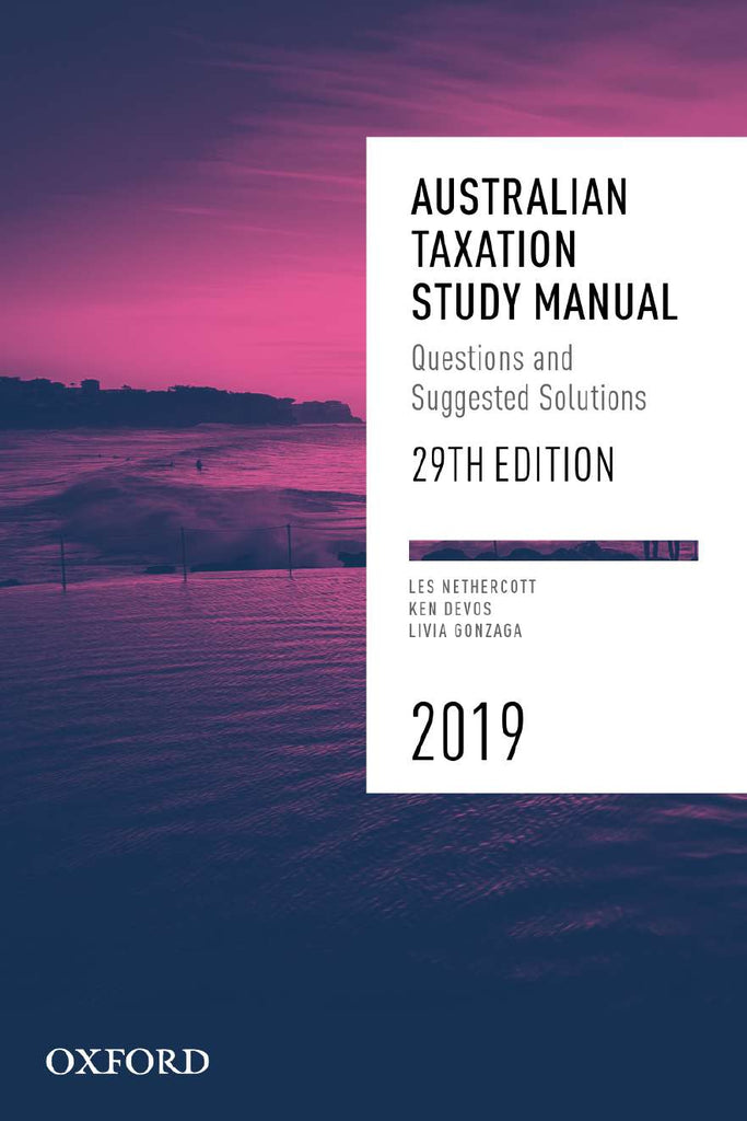 Australian Taxation Study Manual 2019 | Zookal Textbooks | Zookal Textbooks