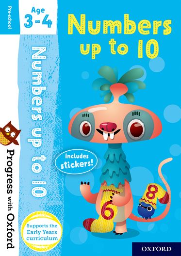 Progress with Oxford Numbers up to 10 Age 3-4 | Zookal Textbooks | Zookal Textbooks