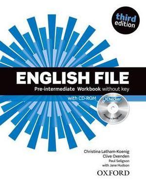 English File Pre-Intermediate Workbook without key and iChecker | Zookal Textbooks | Zookal Textbooks